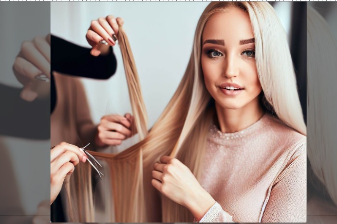 how hair extension is done