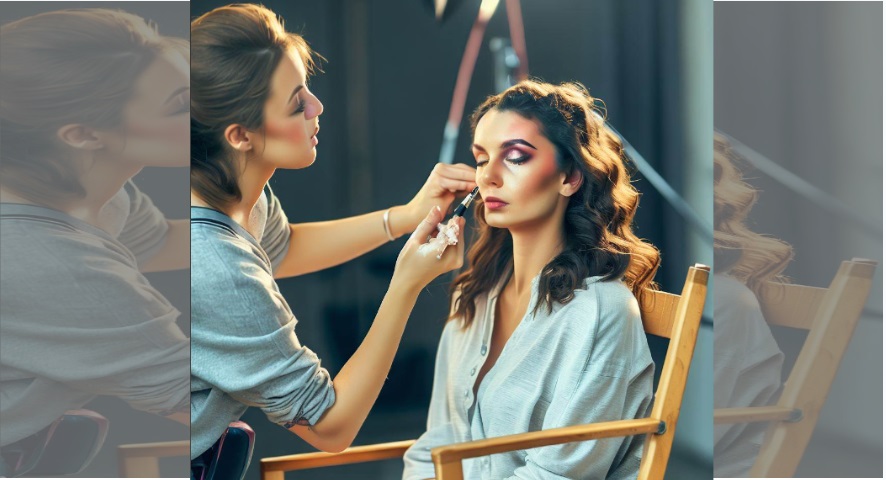 Makeup Artist at work